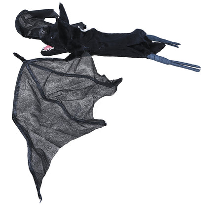 Pipistrello decorativo appeso di Halloween con luce 31 cm