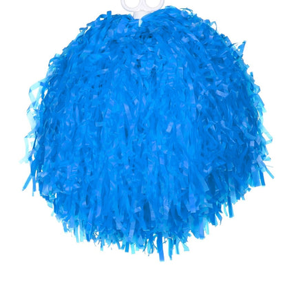 Cheerleader con i pompon blu