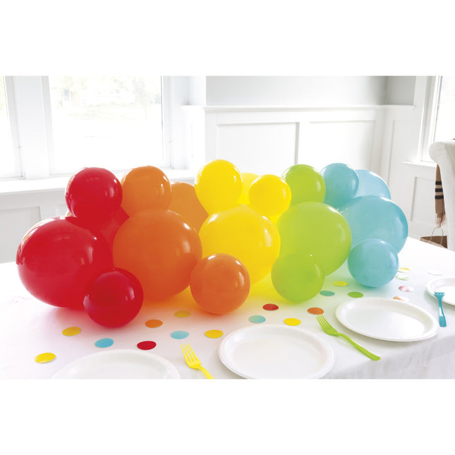 Palloncini da tavolo Arcobaleno 26 cm