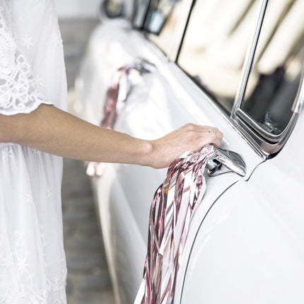 Set di decorazioni per auto matrimonio Just Married