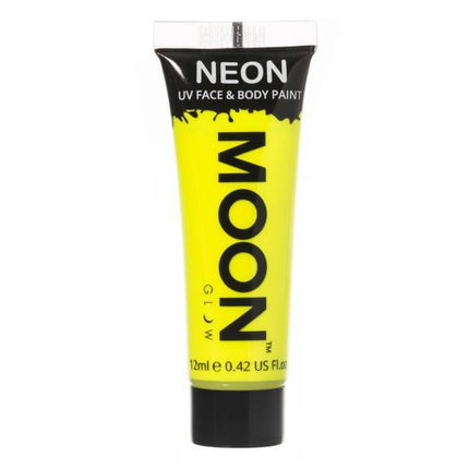 Moon Glow Intense Neon UV Face Paint Giallo Intenso