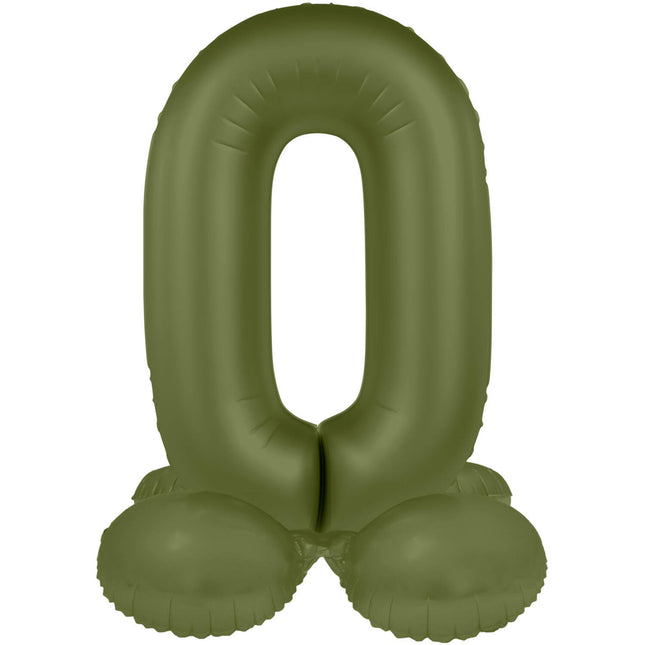 Palloncino 0 Year Figure Verde Opaco 41cm