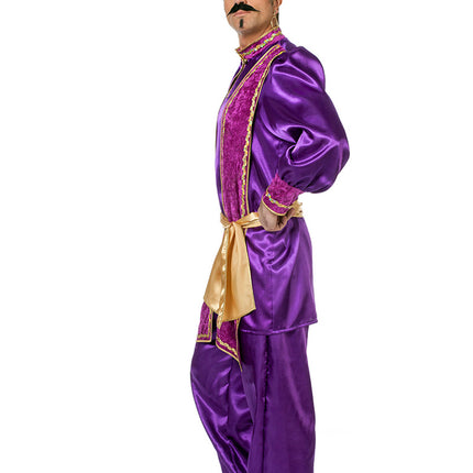 Costume da Sultano Uomo Viola