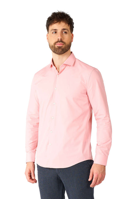 Camicia rosa chiaro da uomo OppoSuits