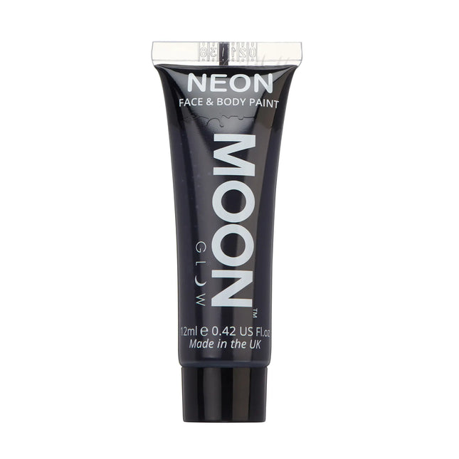 Moon Glow Pastel Neon UV Face Paint Nero 12ml