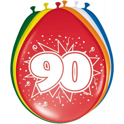 Palloncini 90 anni 30cm 8pz