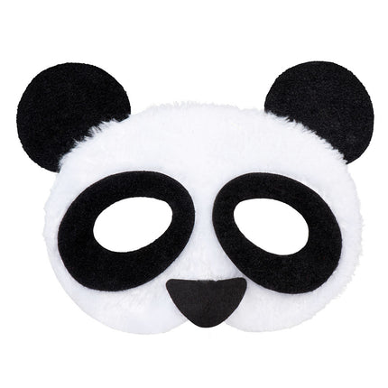 Mezza maschera Panda in peluche