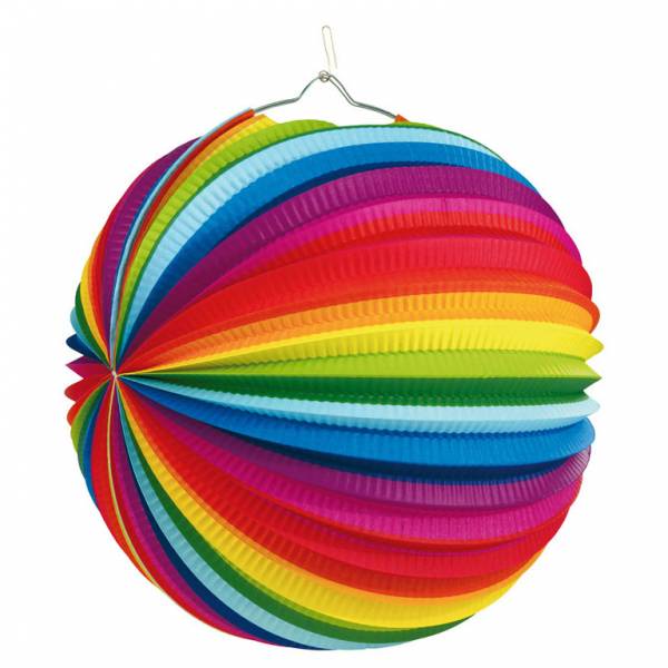 Lampione arcobaleno 25 cm