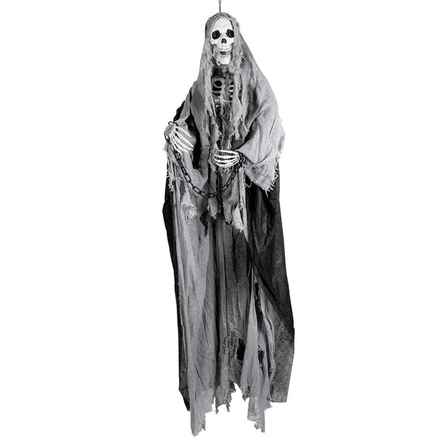 Scheletro grigio di Halloween 180 cm