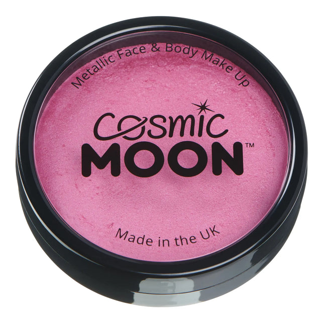 Cosmic Moon Metallic Pro Face Paint Cake Pots Rosa 36g