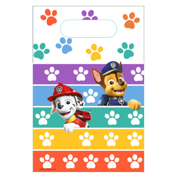 Sacchetti di condivisione Paw Patrol 23,6 cm 8 pezzi