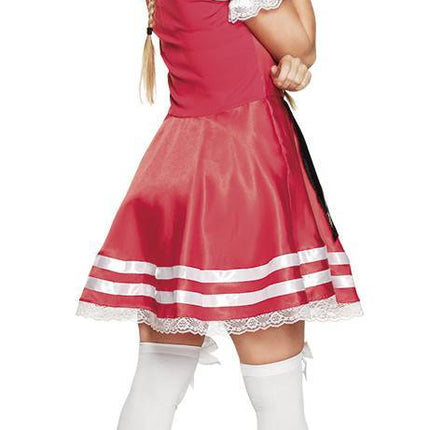 Abito Dirndl Oktoberfest Rosso