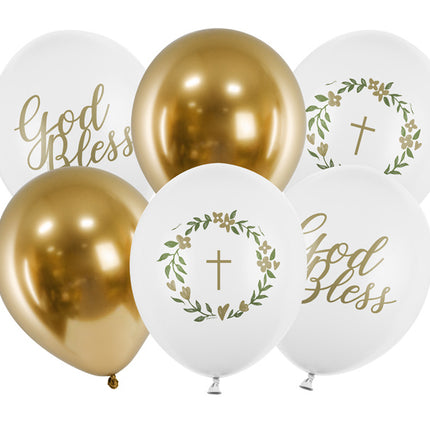 Palloncini God Bless Mix 30cm 6 pezzi