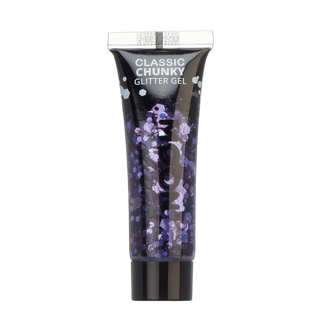 Moon Glitter Classic Chunky Glitter Gel Lavanda 12ml