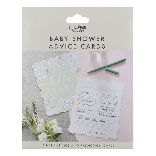 Gioco di carte Baby Shower Hello Baby 10 pezzi