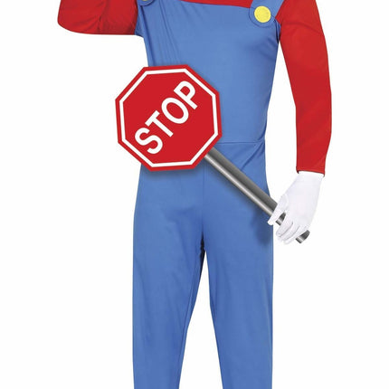 Costume da Super Mario Rosso Blu Uomo