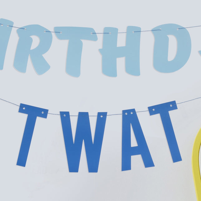 Cordoncino blu per compleanno Twat 1,5 m