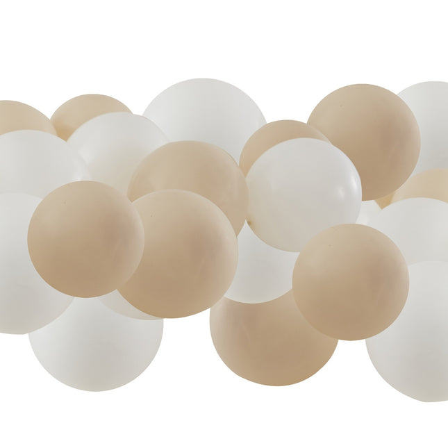 Palloncini bianchi beige 13cm 40pz