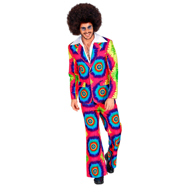 Costume Disco 70S colorato da uomo Groovy