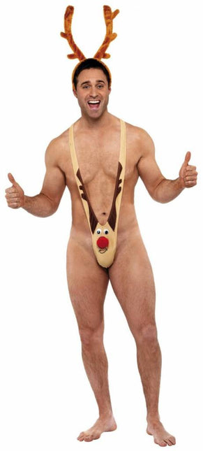 Mankini di Natale Rudolf