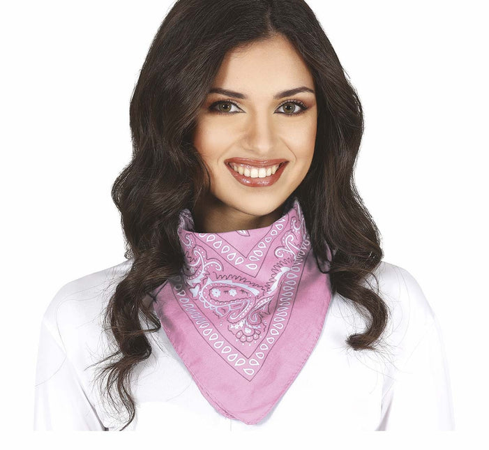 Sciarpa Bandana Rosa