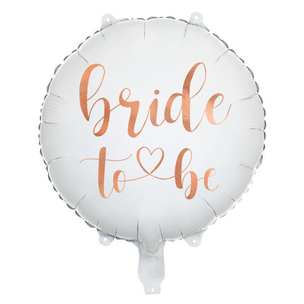 Palloncino ad elio Bride To Be vuoto 45 cm