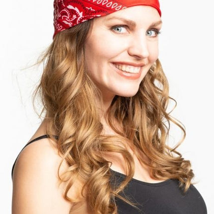 Bandana tradizionale rossa 55 cm