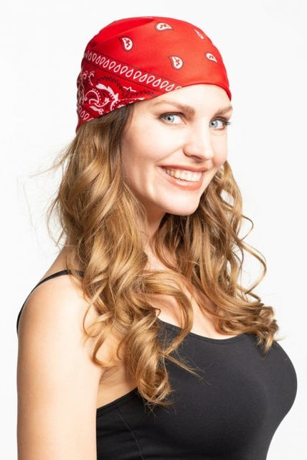 Bandana tradizionale rossa 55 cm