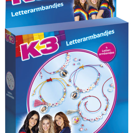 K3 Creazione di braccialetti di lettere