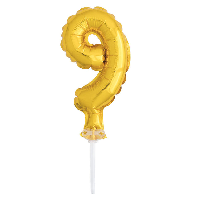 Cake topper Palloncino in foil Figura 9 21cm