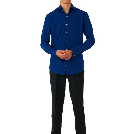 Camicia blu scuro ragazzo adolescente OppoSuits