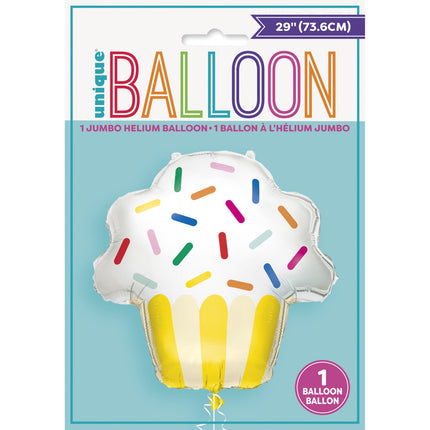 Palloncino ad elio Cupcake 74cm vuoto