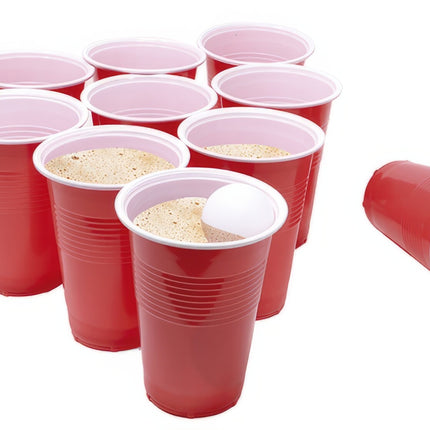 Set di Beerpong rosso 35 pezzi