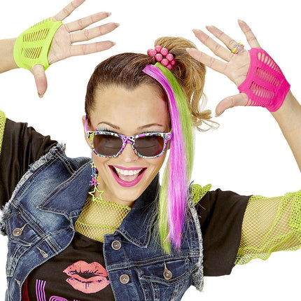 Set di accessori Neon 80S 4 pezzi