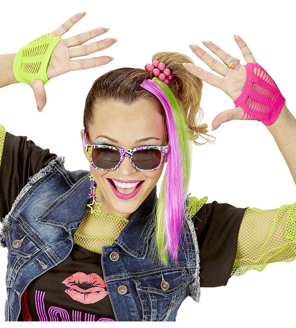 Set di accessori Neon 80S 4 pezzi