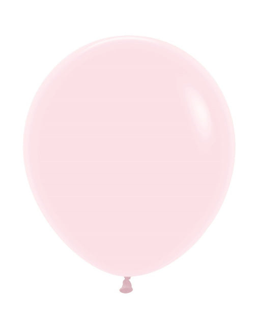 Palloncini rosa pastello opachi 45cm 25pz