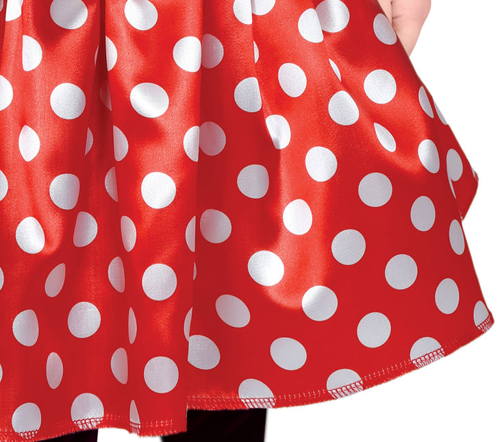 Costume da Minnie Mouse rosso bianco bambino