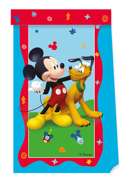 Sacchetti di condivisione Mickey Rock The House 4 pezzi