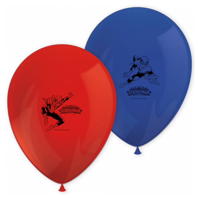 Palloncini Spiderman Warriors 28 cm 8 pezzi