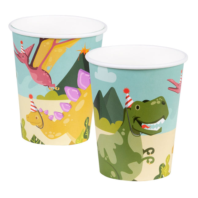 Bicchieri Dino di carta 210ml 10pz