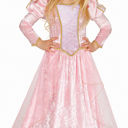 Vestito da principessa rosa ragazze