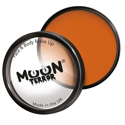 Moon Terror Halloween Pro Face Paint Cake Pots Zucca Arancione 36g