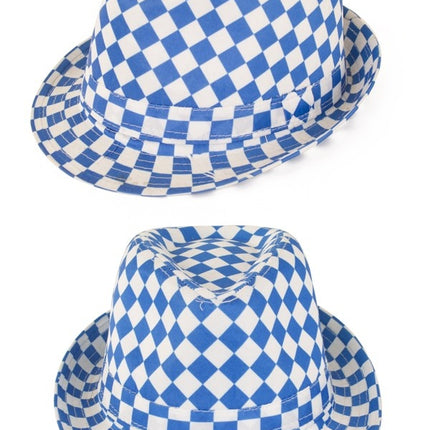 Cappello Oktoberfest Tiroler Blu Bianco