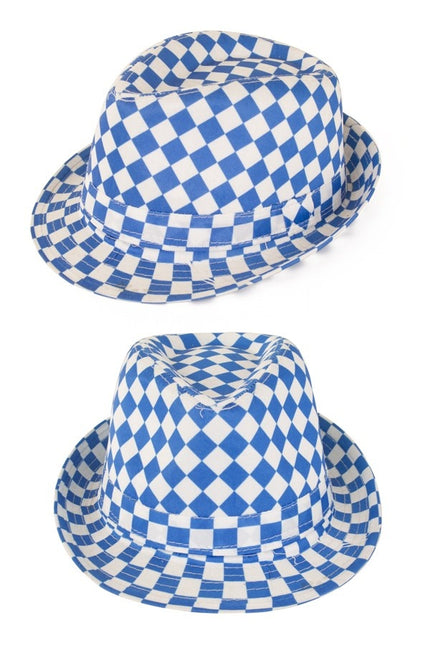 Cappello Oktoberfest Tiroler Blu Bianco