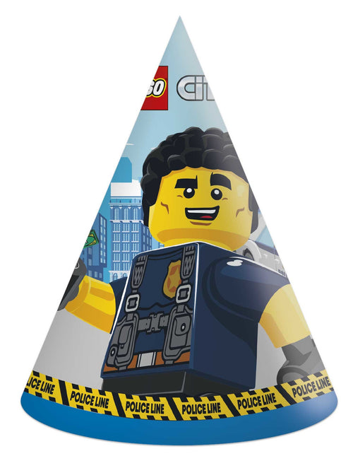 Cappelli da festa Lego City 6 pezzi