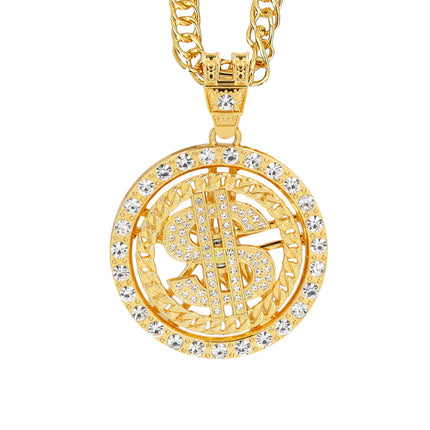 Collana d'oro e d'argento Dollar