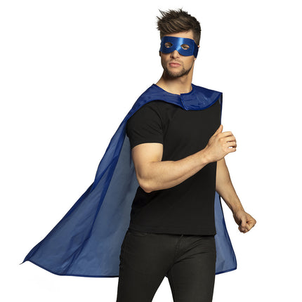 Set di costumi blu Hero 2 pezzi