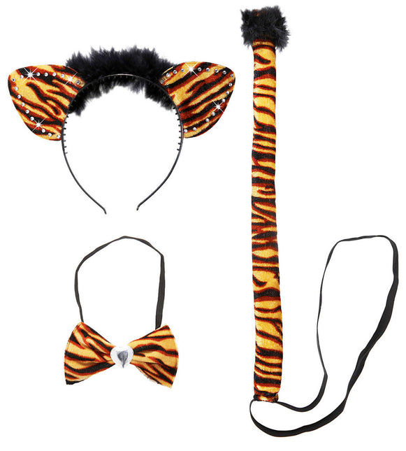 Set di costumi da tigre, 3 pezzi