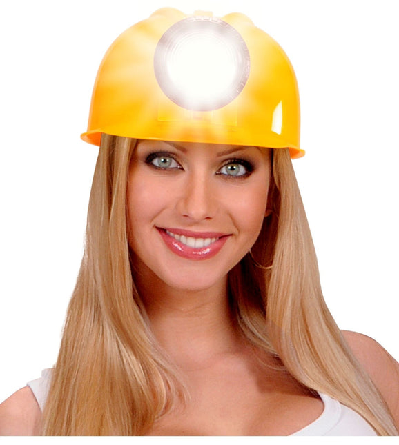 Casco da costruzione con luce