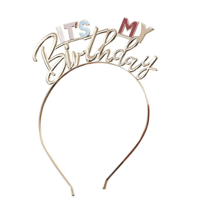 Cerchietto per capelli It's My Birthday 15 cm